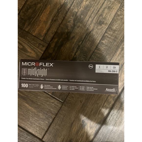 Microflex MidKnight Small Gloves - MK-296 - Picture 2 of 3